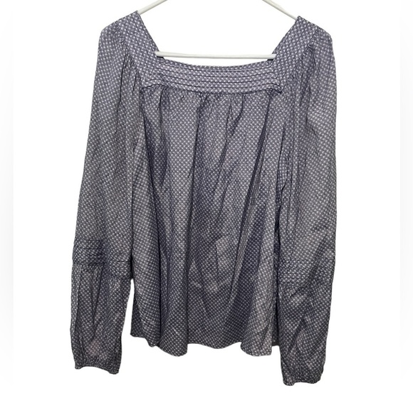 Lauren Conrad Long Sleeve Peasant Top - Picture 1 of 6